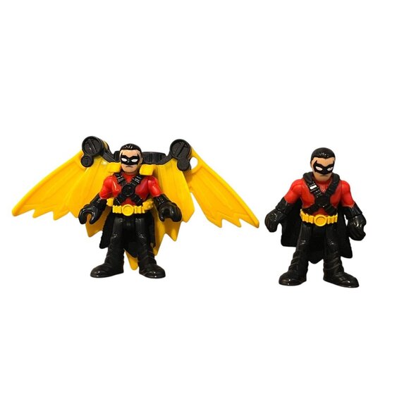 Fisher-Price Imaginext DC Super Friends Robin Battle Wings Lot Of 2 - Picture 7 of 10